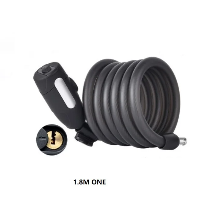 Warehouse Stock Steel Wiring Bicycle Spare Parts Combination Wire Cable Lock For Bicycle Safety Road Mountain Cycling