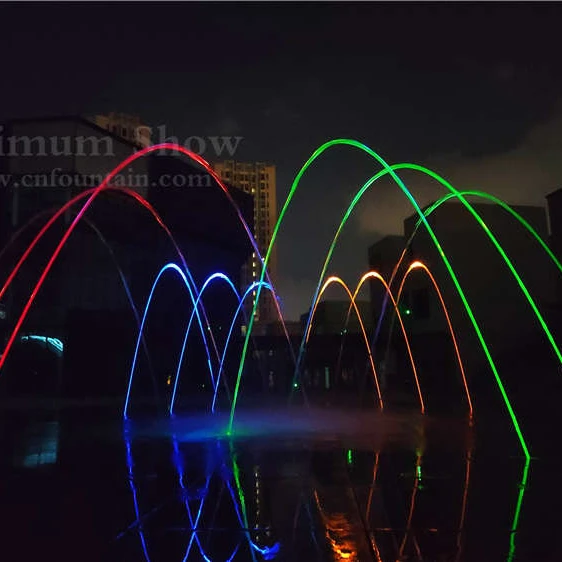 Indoor DMX Lights Colorful LED Lights Laminar Flow Water Jets Fountain Jumping Jets for Swimming Pool