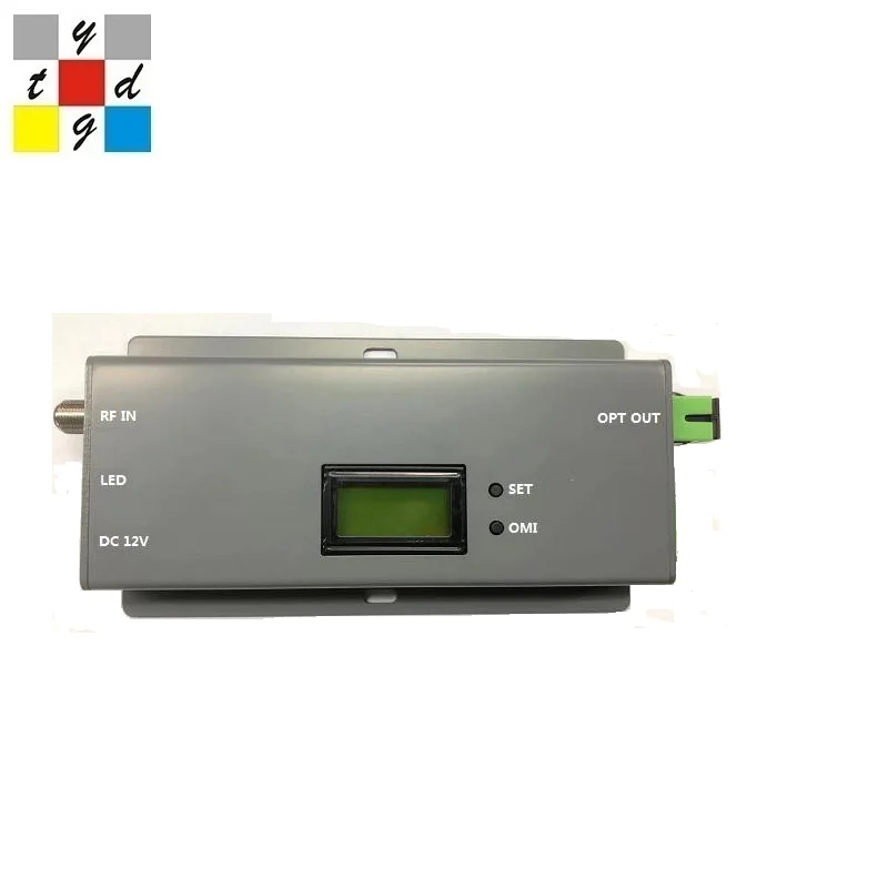 New products micro small 10dbm 1550/1310nm 10km fiber mini catv AGC optical transmitter