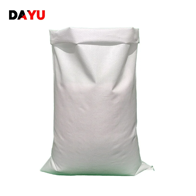 PP Woven Rice Bag 5kg 25kg 50kg Plastic Sand Cement Packaging Bags PP Woven Bag for chemical Fertilizer