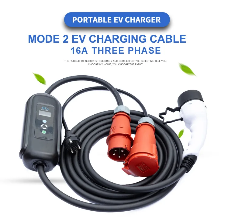 KangNi Type 2 Charging Cable 7KW 11KW EV Car Charger EVSE level 2 ev charger