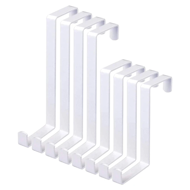 Custom logo Over Door Hooks Z-Shaped Sturdy Metal Door Hanger for Hanging Clothes Towels Coats hooks