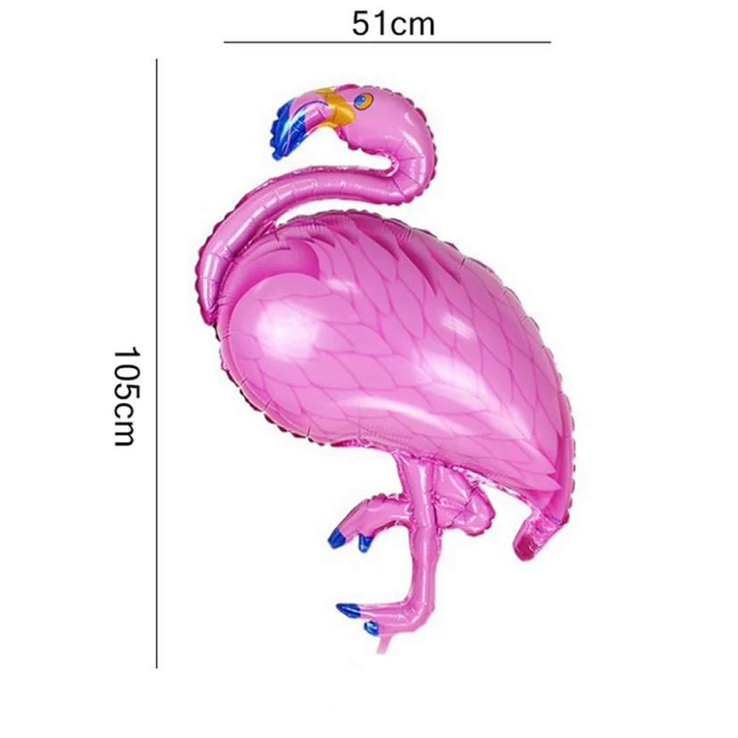 18 inch Jumbo Flamingo Foil Balloons Party Decoration Hawaiian Themed Tropical Summer Beach Pool Wedding Birthday Party Favors