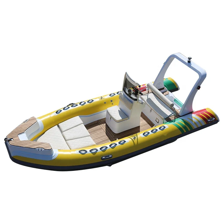 17.1feet fiberglass RIB boat fishing boat high speed boat with outboard motor