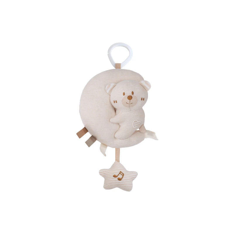 Wholesale Soft Baby Music Car Hanging Toy 0-3 Years Old Baby Bed Pendant Safety Seat Car Hanging Bell Comfort Toys For Kids Gift