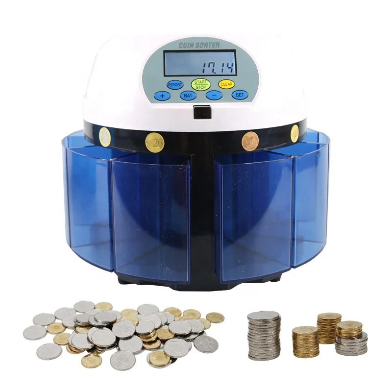 Распродажа CS-6500 счетчик монет цифровой для нескольких валют электронный