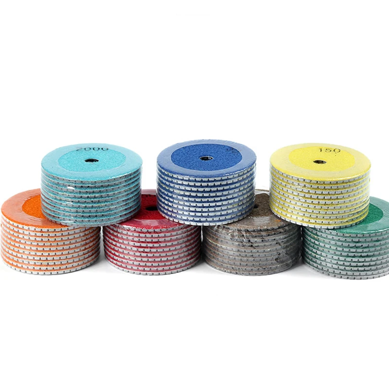 Granite stone polishing ceramic tile chamfering edge trimming angle grinder grinding plate marble dry grinding disc