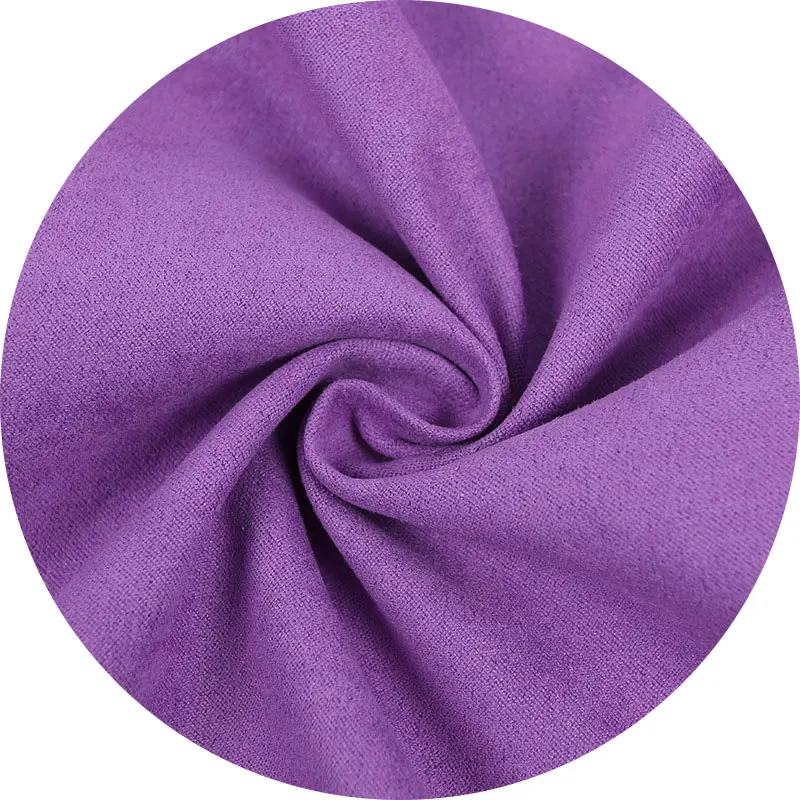 Сумки для обуви используется переработанная замша трикотажная ткань мягкая микрофибра полиэфирная замшевая ткань