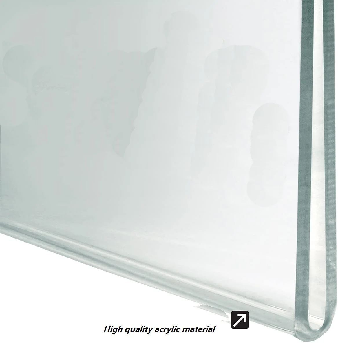 New arrival clear acrylic wall name plate door name plate sign holder for office home classroom
