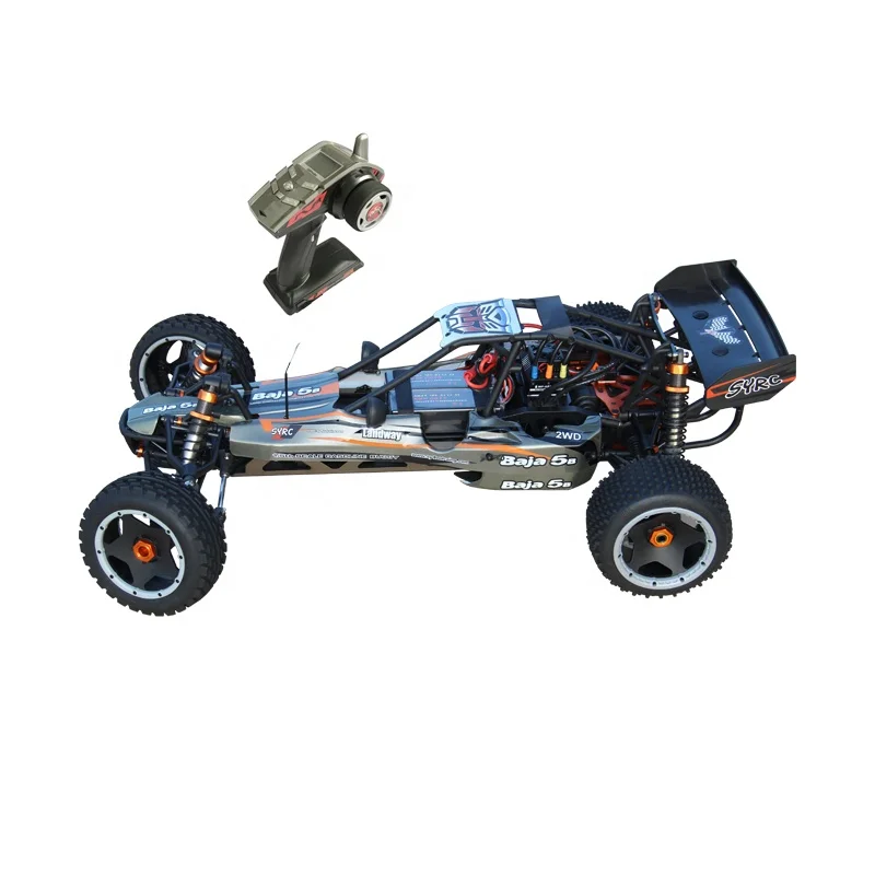 2024 Новый 90 км/ч высокоскоростной 2 4 г Радиоуправляемый 1/5 2WD бесщеточный Электрический 8S багги с 3-канальным ГГц радио в комплекте