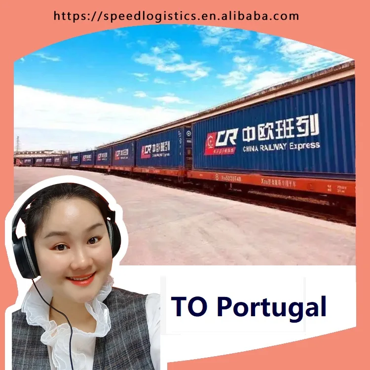Railway shipping railway transport from china to Portugal Europe  amazon FBA