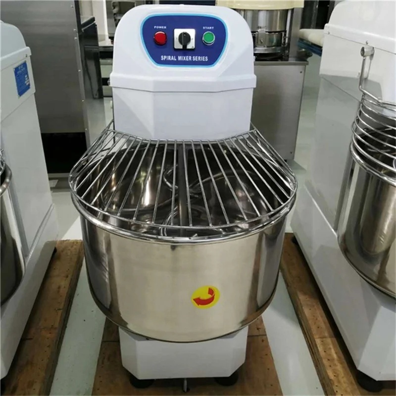 30L 40L 60L 80L 120L electric bakery catering spiral flour bread dough ball making mixing blending blender kneader maker machine