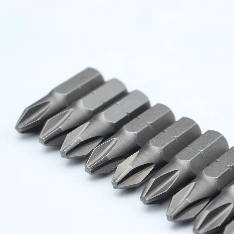 25MM S2 CRV Precision Magnetic Screw Driver Bits Set PHZ Hex Torque Drill Bits For Screwdriver