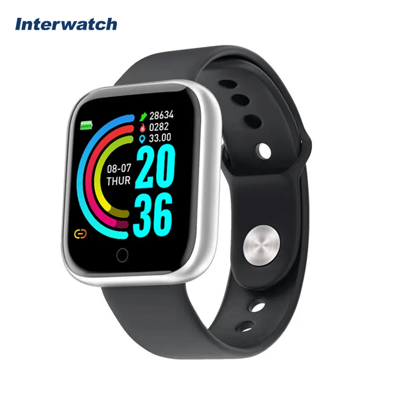 Interpad W17 Hot Selling Customized Touch Screen Bluetooth Smart Watch Digital Watch For Men Women
