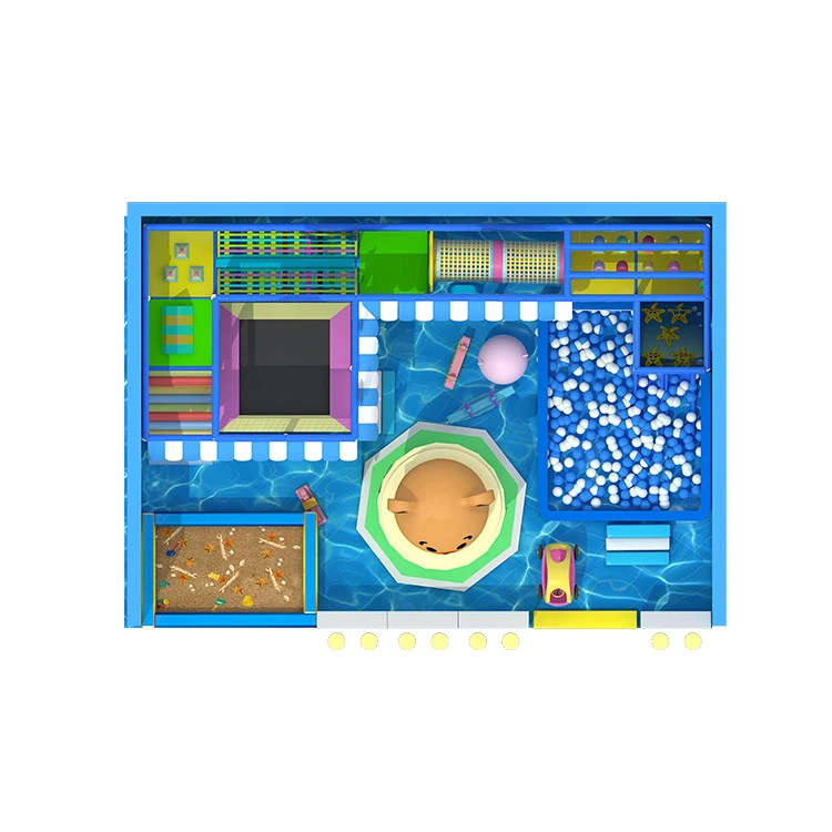 Оборудование для детской коммерческой мягкой крытой игровой площадки для дома