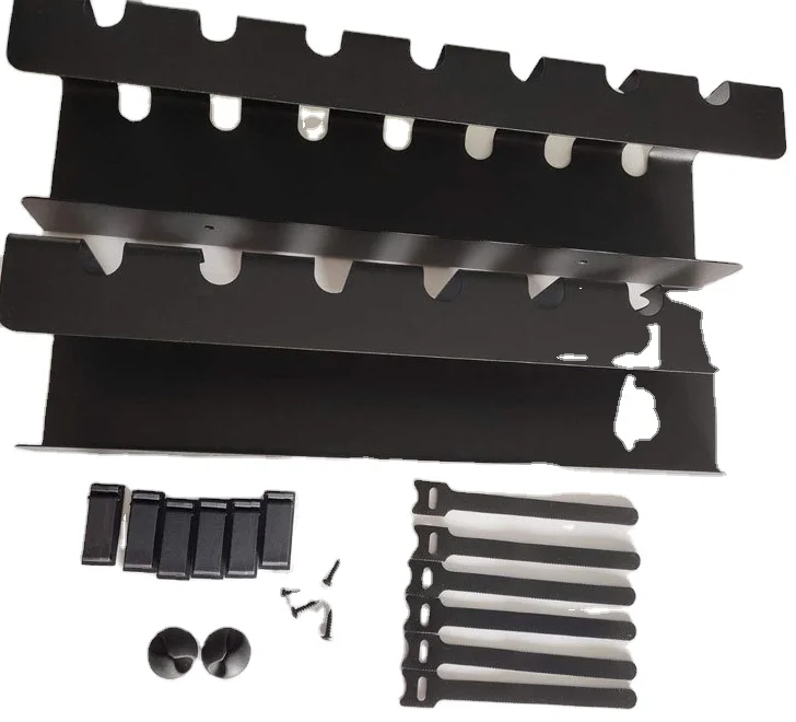 Under Desk Removable C-Clip Mount Computer Power Cable Tray Under Desk Cable Organizer Under Desk Organizer Cable Tray