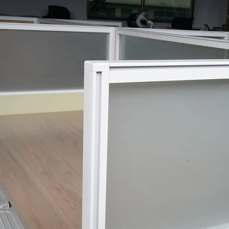 Office Furniture Set 4 Person Work Bench Workstations Office Table And Chair Set Modular Partition Office Cubicle Workstation