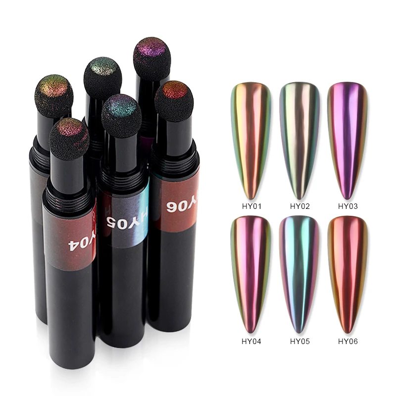 BIN OEM 6 colors Reflective magic mirror chrome powder coating mirror effect Aurora purple