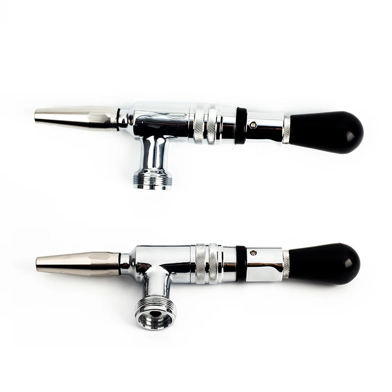 Strong And Durable Bar Mobile Beer Tap Brass Draught Beer Tap With Black Rubber Handle