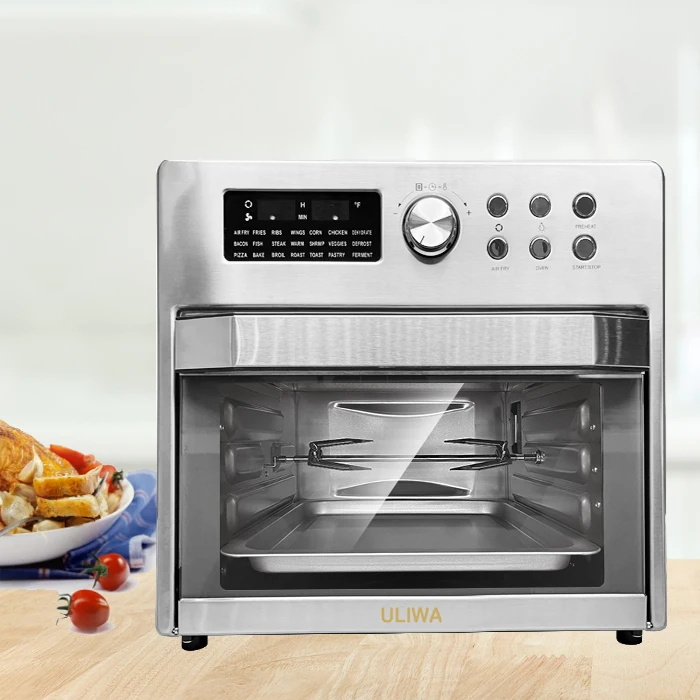 portable 25L Capacity Comb Air Fryer Oven Fast cooking toasting Toaster Ovens