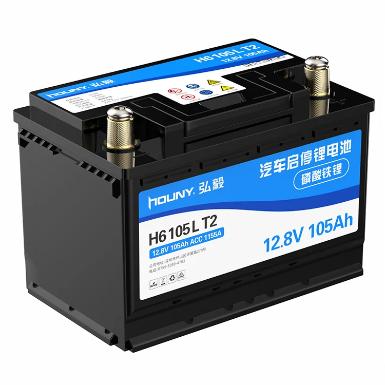 Hot sale high quality professional electric car lifepo4 rechargeable 12v 105ah deep cycle lithium ion batter pack