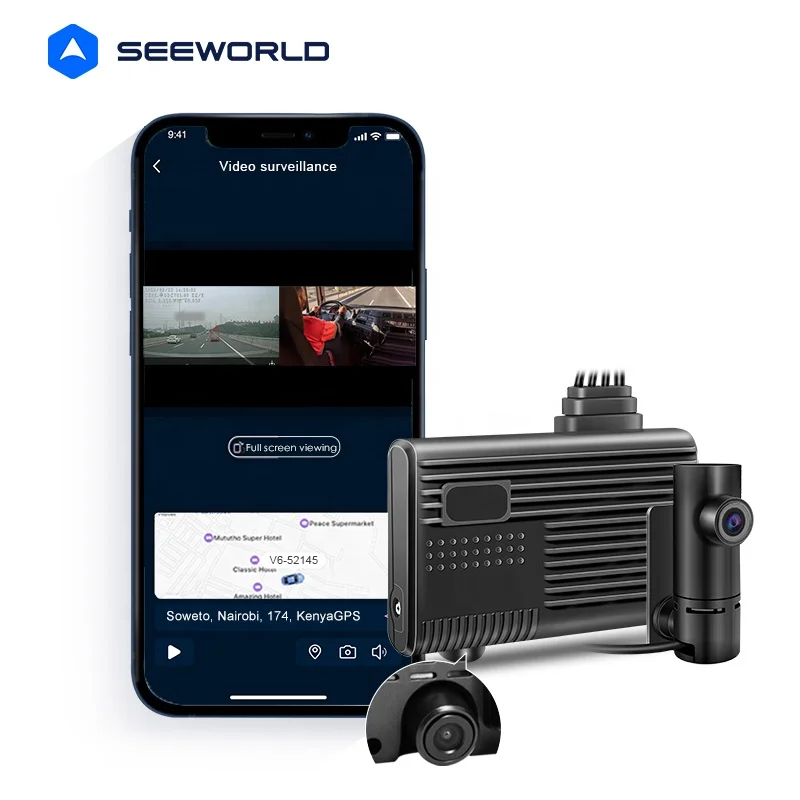 4G Car Camera Dual Dashcam with Live GPS Tracking and G-Sensor for Cars Vehicle Safety