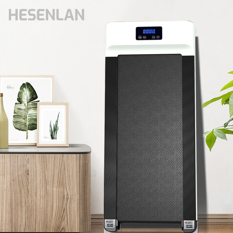 Hesenlan newest hot multi-function foldable electric office gym commercial equipment mini walking running machine treadmill