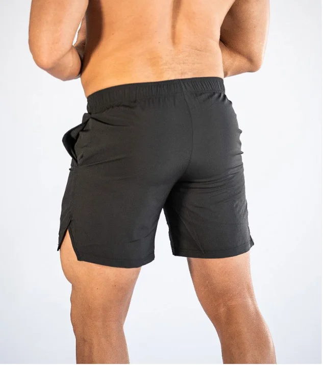 Шорты мужские с карманами для бега и тренировок уличные спортивные ...