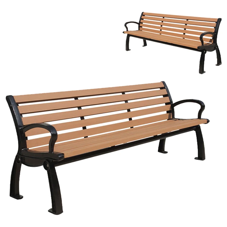 Уличная школа уличный парк лиственных пород 3 местный современный деревянный бревно китайский патио длинный стул скамейка со