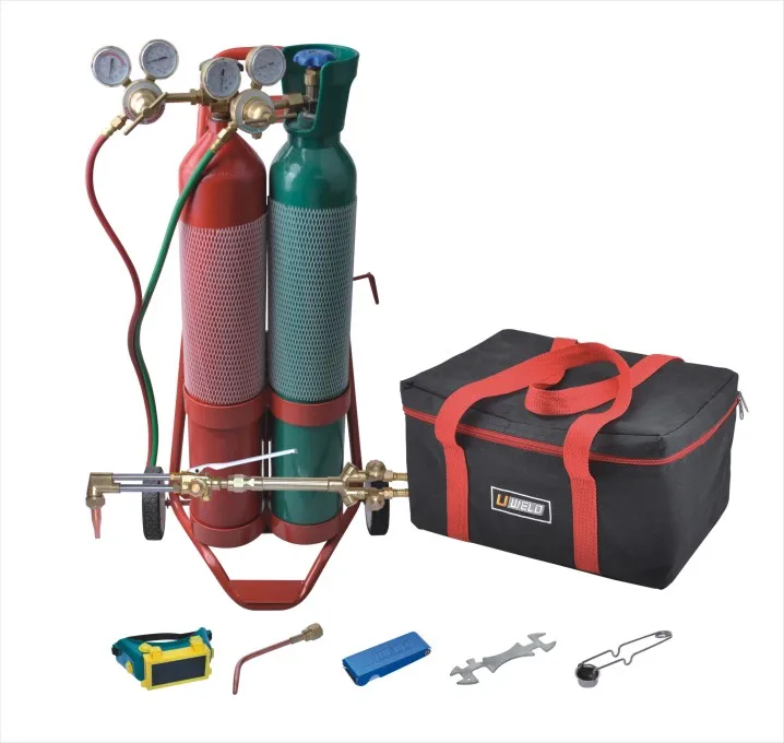Uweld H-502 Welding and Cutting Kit Multi-fuction Tote Case Journey Man Gas Welding and Cutting Set
