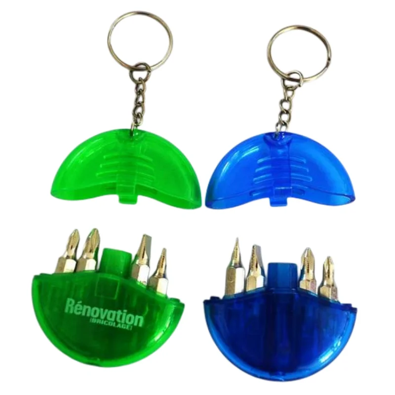 4-in-1 Screwdriver Tool Set Automobile Keychain