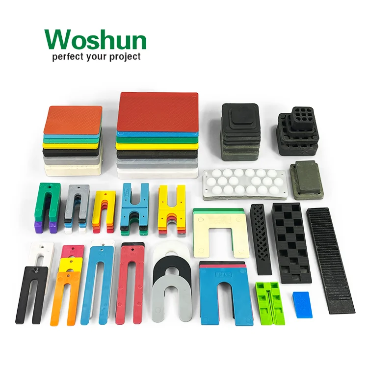 75\90\95\140mm U Type Plastic Window Packers Window Glazing Glass Flat Plastic Window Packers Plastic Horseshoe Shape Shim