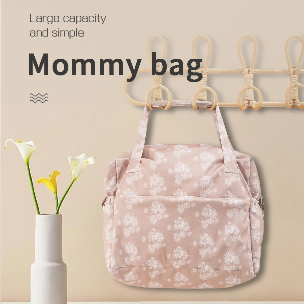 Large Capacity Waterproof Multifunction Mommy Diaper Bag Hospital Travel Bag for Mom