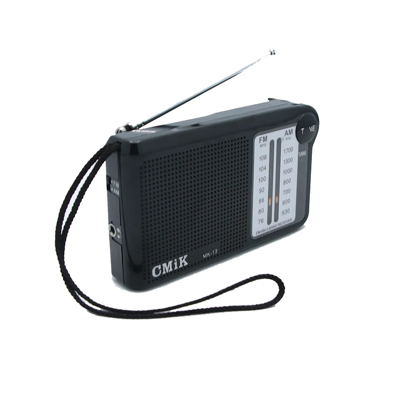 cmik mk-13 oem china plastic mini pocket am fm portable radio