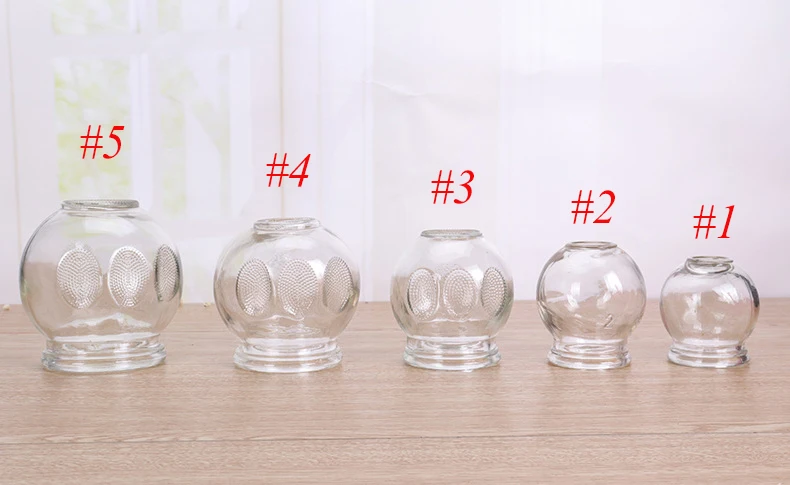 67mm traditional chinese medical suction fire cupping glass vacuum hijama massage cups wholesale cuping