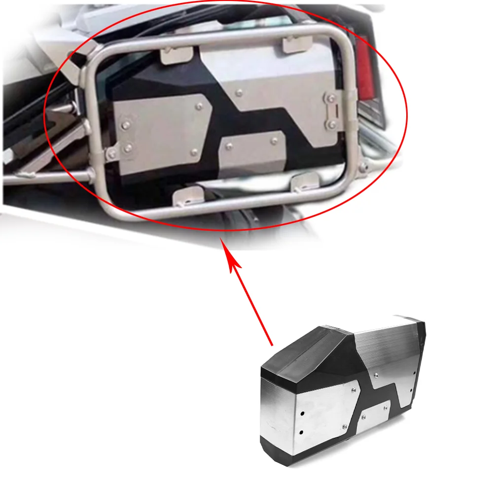 Universal Motorcycle Tail Box Tool Kit  For All Models Moto Scooter Aluminum Rear Case Waterproof Collision Resistance Trunk