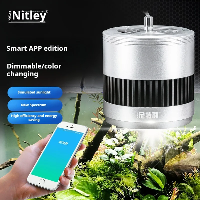 Nitley Water Plant Lamp Full Spectrum LED Downlight Bracket New Pro Grass tank Fish tank Magic Lamp Chandelier Smart App