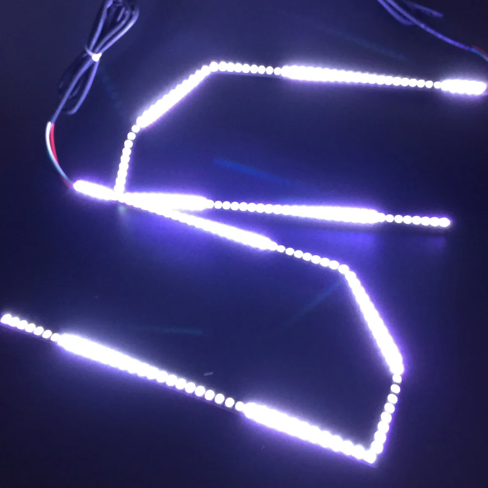 Best price LED angel eye halo ring fog lamp with UFO remoter