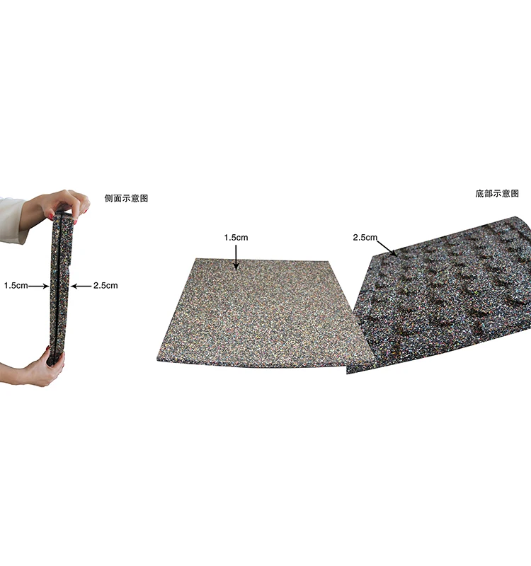 
Gym Fitness Equipment Rubber Gym Flooring Mat/Gym Equipment Rubber Mats 