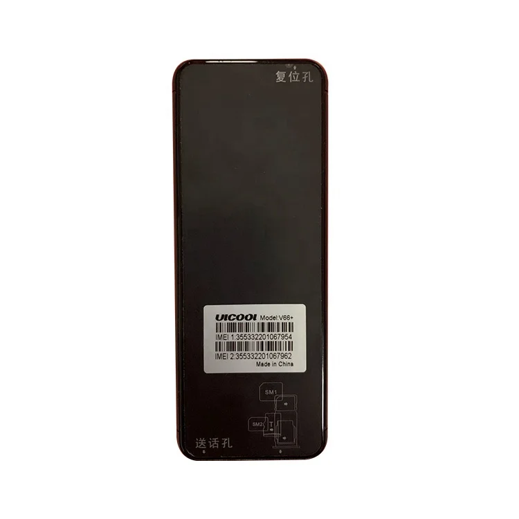 
2020 New design wholesale fashion 2G GSM 900 1800 MHz phone 1.54 inch screen phone credit card size cell phone 