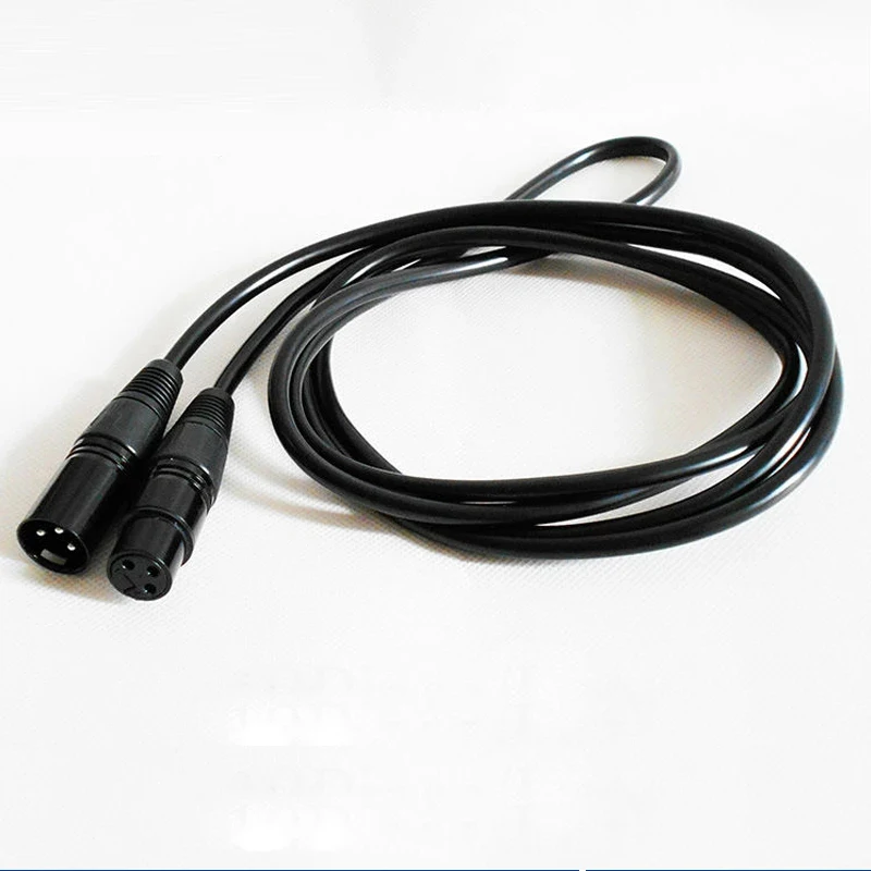 Custom 3M 10M 100M Shiled Audio Stereo 3PIN Connector Microphone Cannon Jack DMX XLR Cable