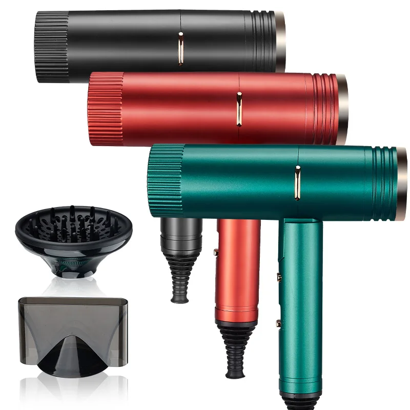 Lightweight Green T2 Hair Dryer Fast Drying Foldable Hair Blower Lossless Air Duct