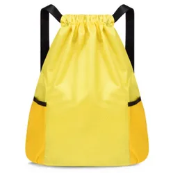 Спортивная водонепроницаемая сумка на заказ Amazon, размер под заказ, Шелковый рюкзак для тренажерного зала, полиэстеровый нейлоновый рюкзак на шнурке, сумка