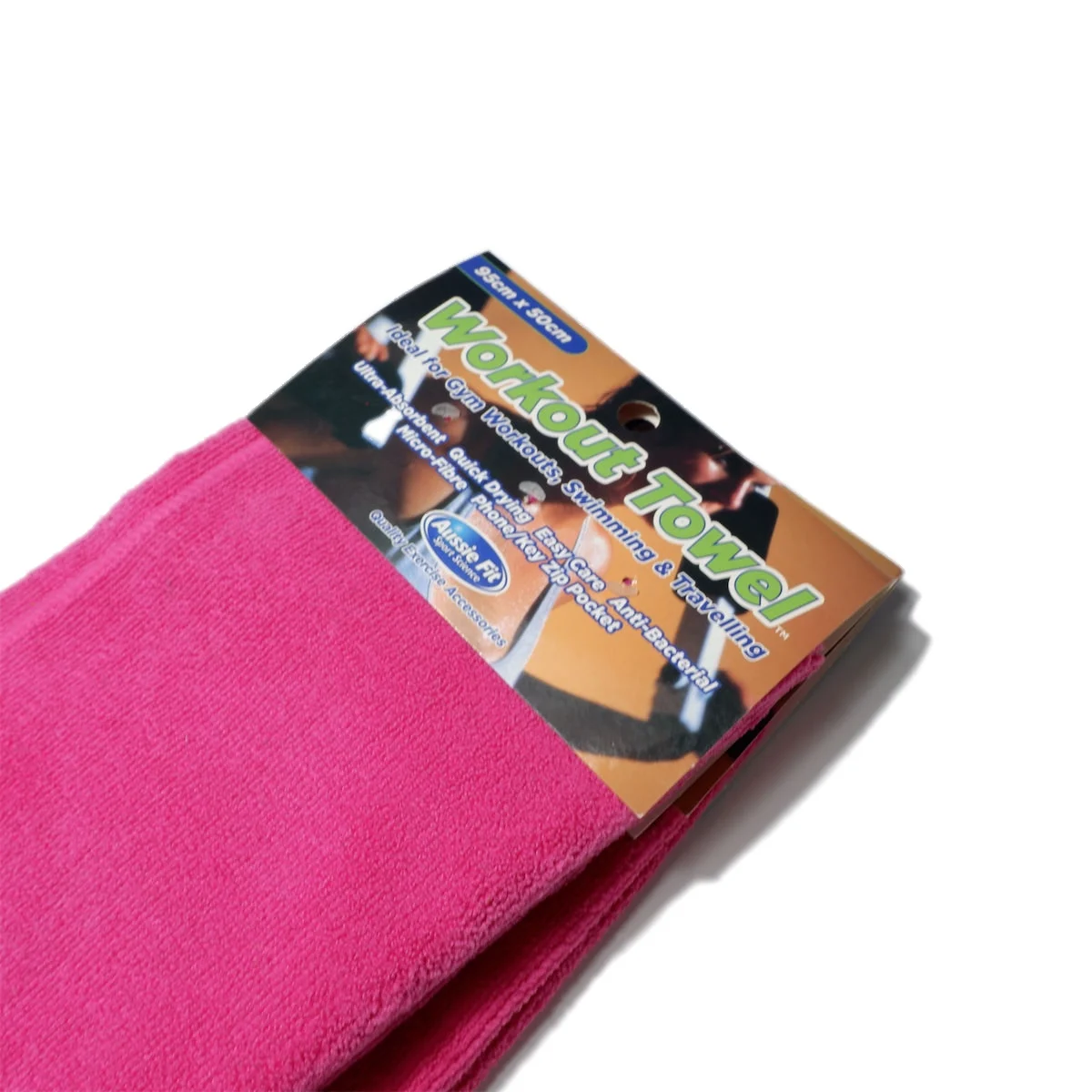 
Microfibre Custom Print Logo Swim Gym Fitness Towel Sport Towel With Triangle Zipper Pocket Support Custom Design Style 