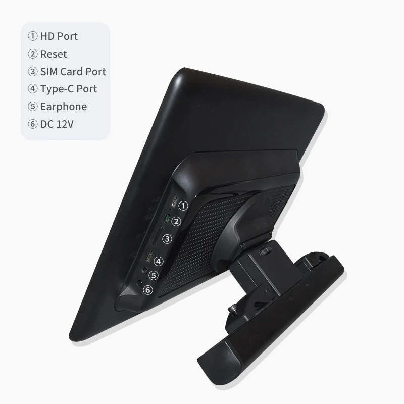 Best Design Universal Auto BT4.0  1080P 12inch rear seat entertainment monitor