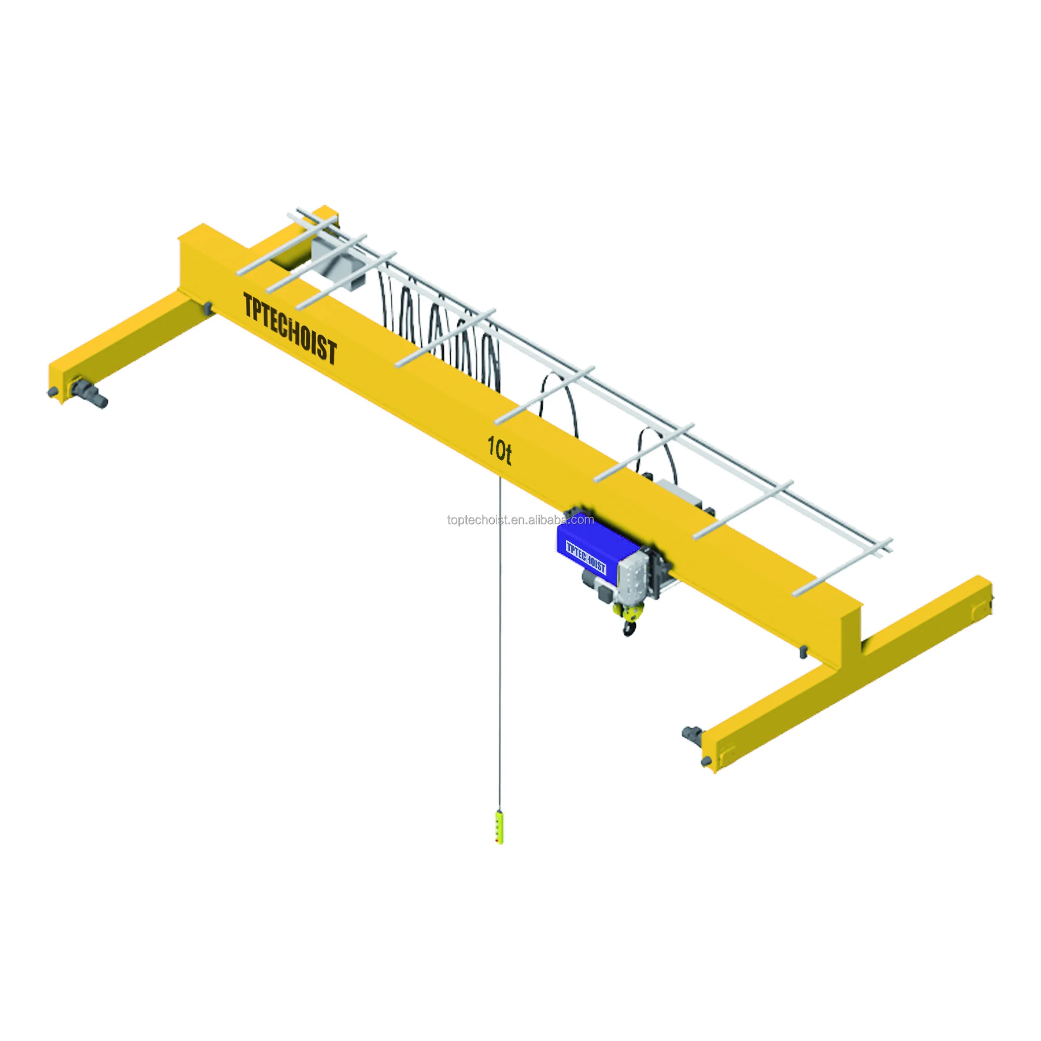 Professional Design Single Hanging Beam Overhead bridge Crane of Suspension Type 5 ton 10 ton 15 ton With Electric Hoist