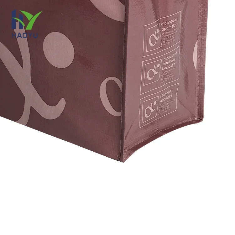 2022 luxury high class pp woven bag laminated shopping