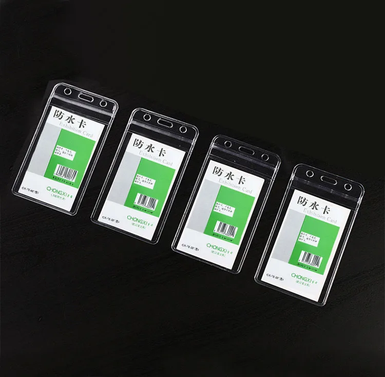 A1 B1 A4 A5 A6 A7 ziplock waterproof soft plastic card holder pvc card sleeve card case