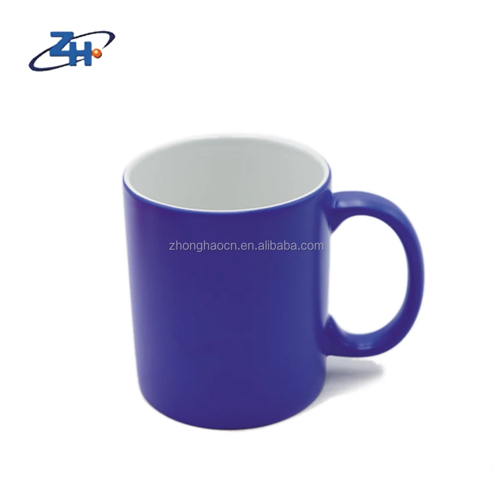 Sublimation Mug Tea Coffee Cup Porcelain Blank White Ceramic Cups Customized CLASSIC Mugs Custom Color Ceramic to Sublimate 11oz
