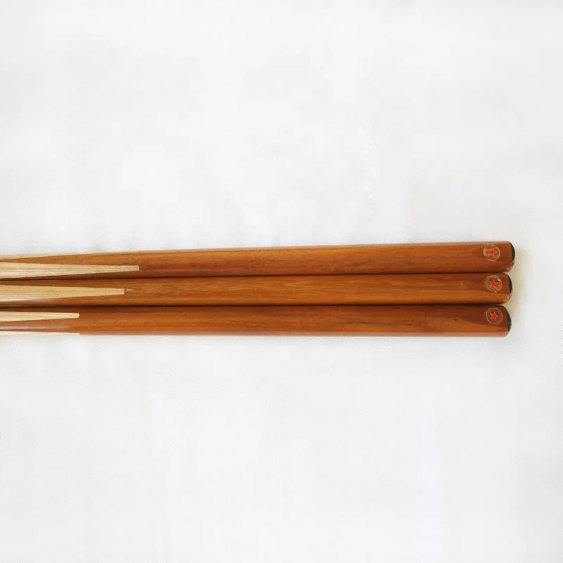 Single House cue, cheap price 1-piece red painting snooker cue sticks